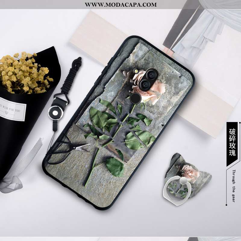 Capa Huawei Mate 20 Lite Protetoras Personalizada Antiqueda Azul Soft Cases Capas Promoção