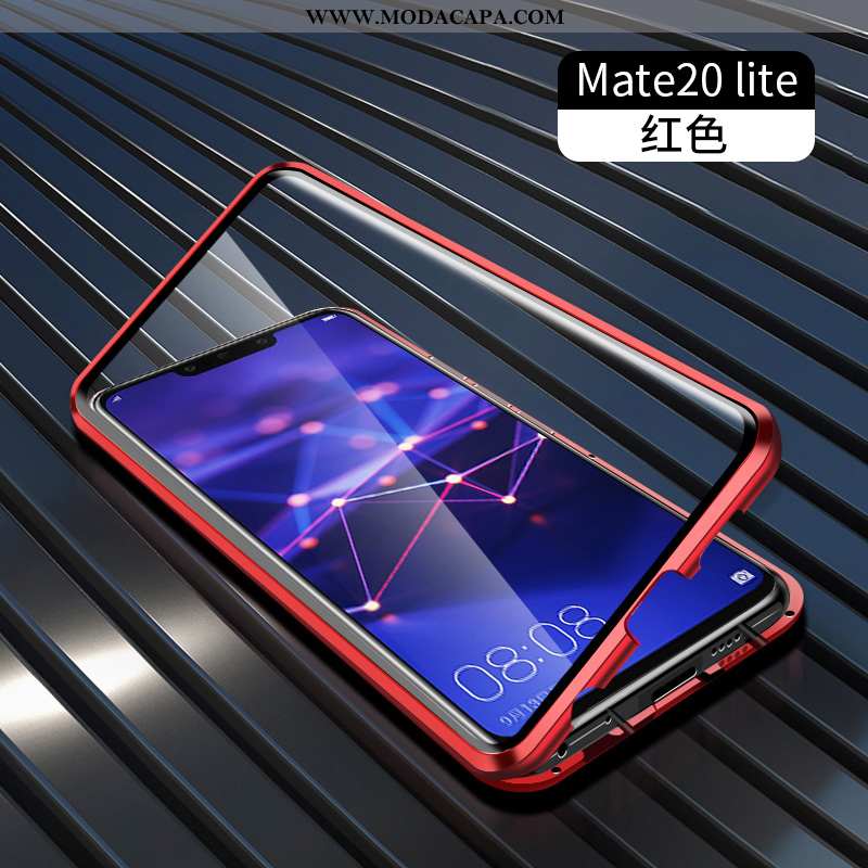 Capa Huawei Mate 20 Lite Metalasse Vidro Tendencia Verde Capas Armação Telemóvel Comprar