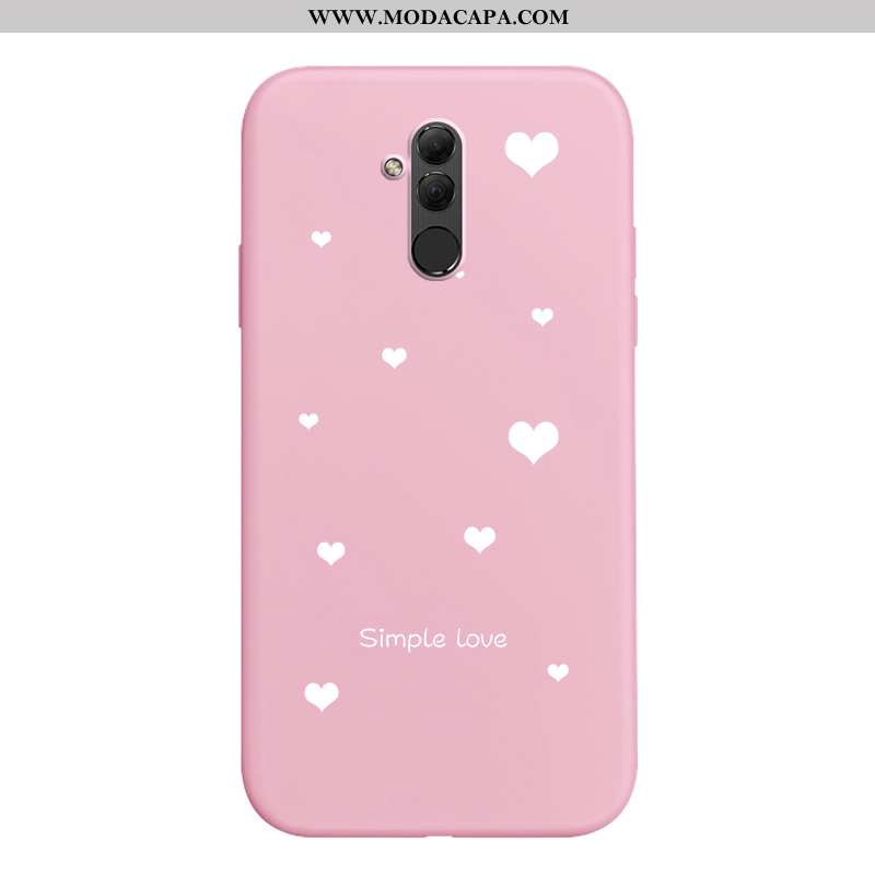 Capa Huawei Mate 20 Lite Personalizado Cases Tendencia Soft Silicone Telemóvel Rosa Online