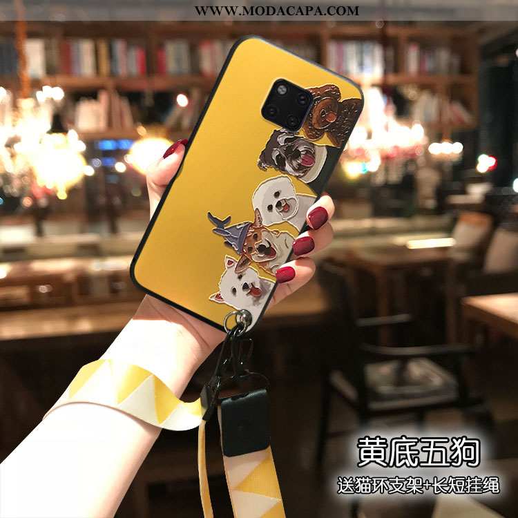 Capa Huawei Mate 20 Pro Criativas Malha Completa Telemóvel Desenho Animado Cases Capas Comprar