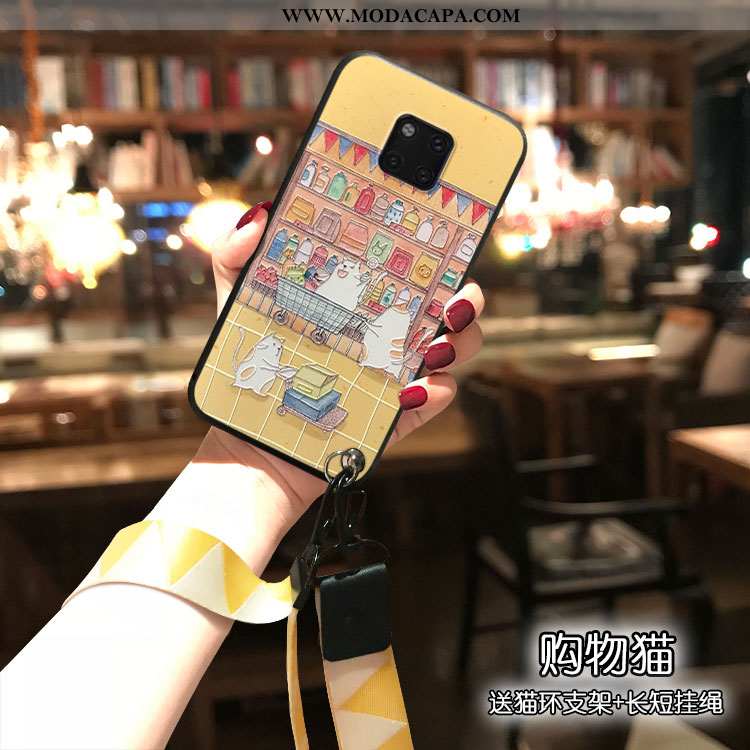 Capa Huawei Mate 20 Pro Criativas Malha Completa Telemóvel Desenho Animado Cases Capas Comprar