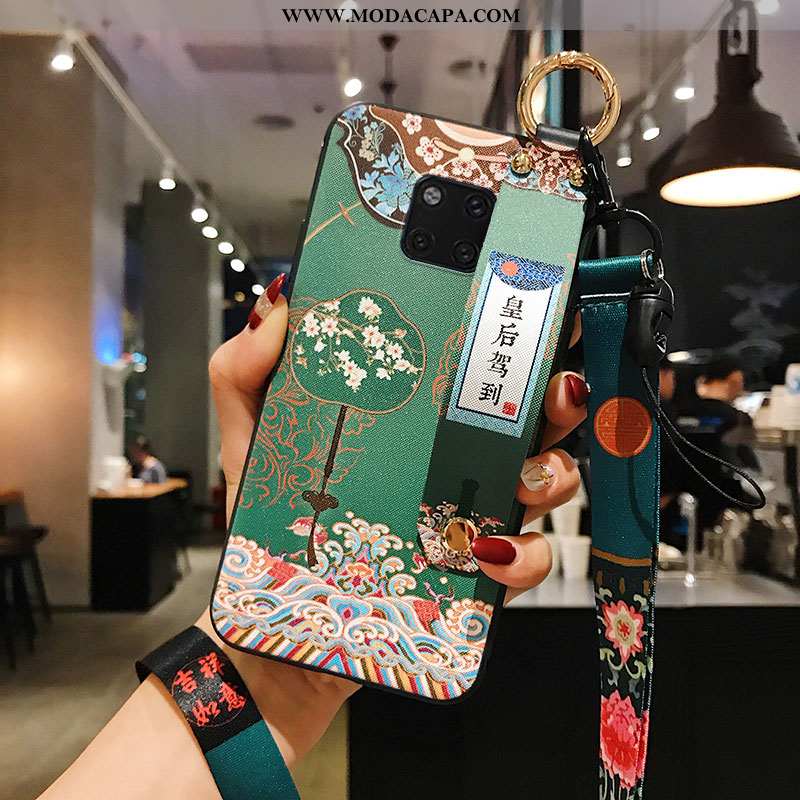 Capas Huawei Mate 20 Pro Personalizada Soft Wrisband Telemóvel Vermelho Cordao Venda