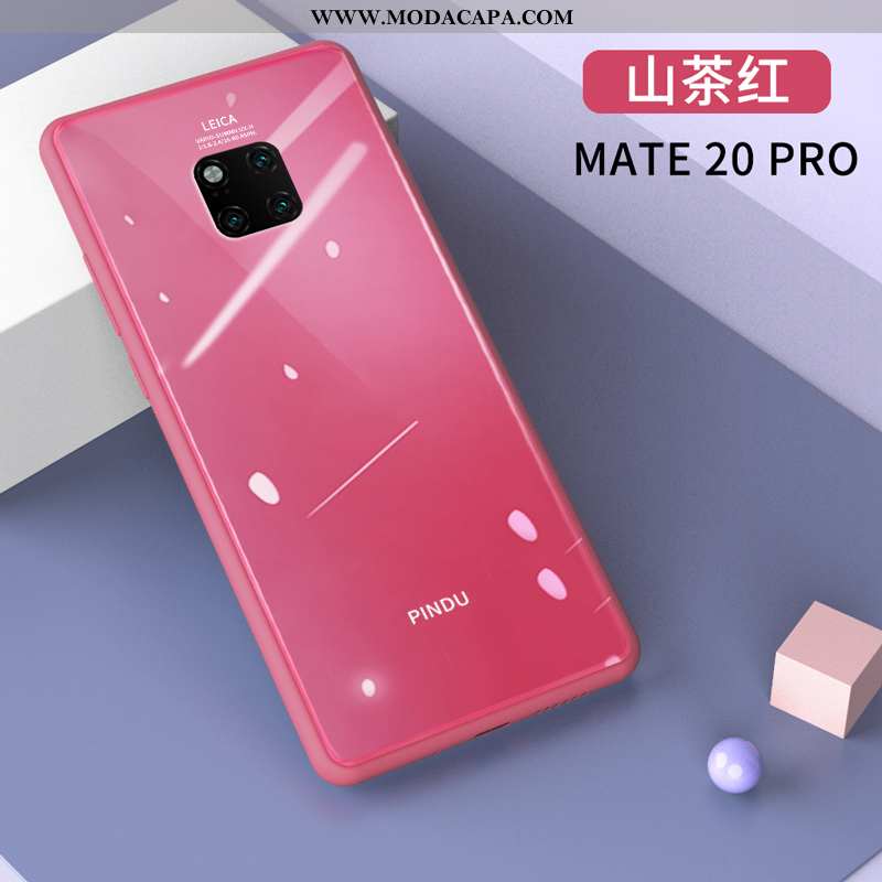 Capas Huawei Mate 20 Pro Personalizado Completa Azul Vidro Silicone Telemóvel Barato