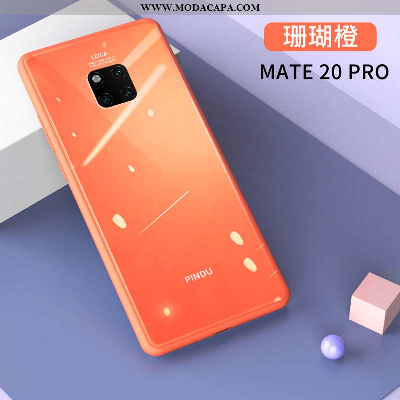 Capas Huawei Mate 20 Pro Personalizado Completa Azul Vidro Silicone Telemóvel Barato