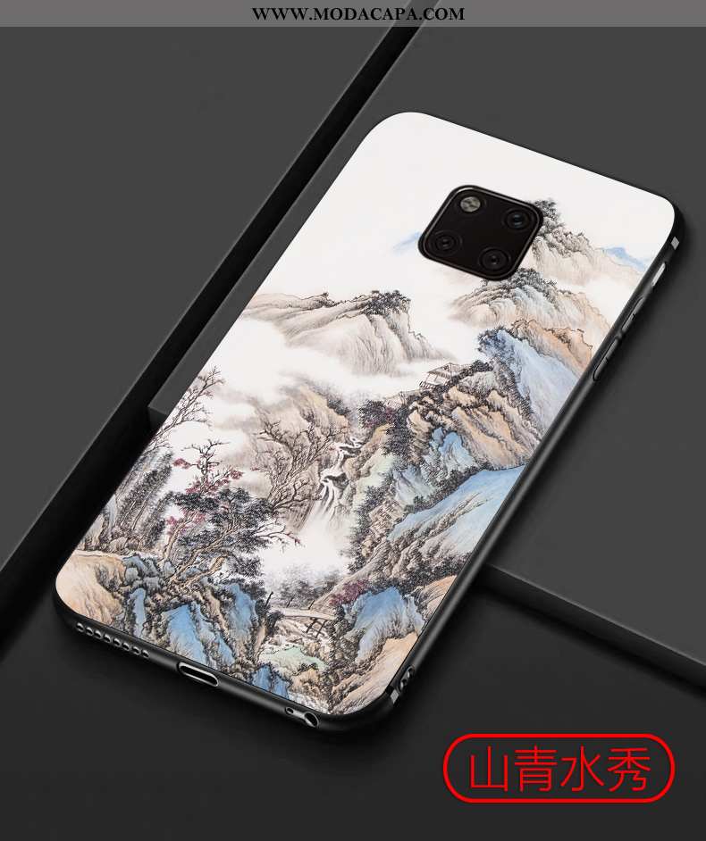 Capa Huawei Mate 20 Pro Criativas Dágua Tendencia Fosco Grande Slim Vintage Comprar