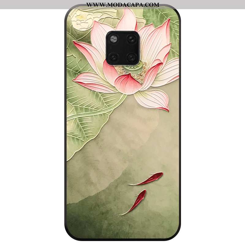 Capa Huawei Mate 20 Pro Estilosas Protetoras Novas Telemóvel Capas Cases Verde Baratas