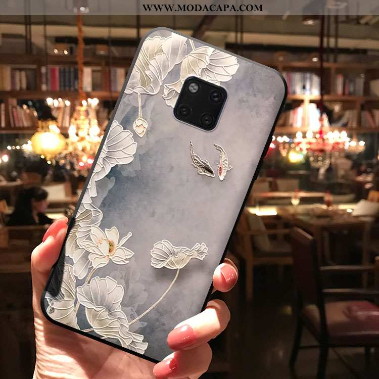 Capa Huawei Mate 20 Pro Estilosas Protetoras Novas Telemóvel Capas Cases Verde Baratas