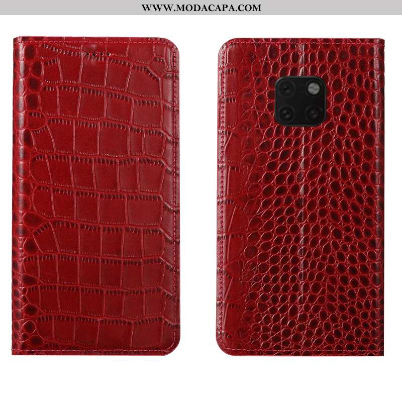 Capas Huawei Mate 20 Rs Protetoras Completa Vermelho Antiqueda Couro Legitimo Tigrada Promoção