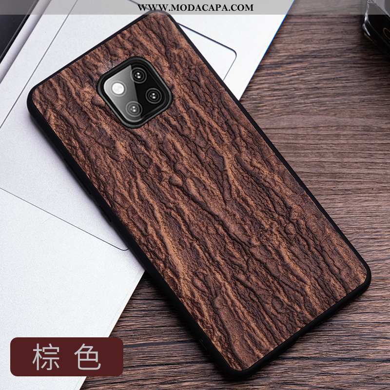 Capas Huawei Mate 20 Rs Couro Criativas Genuíno Protetoras Tendencia Cases Verde Baratas