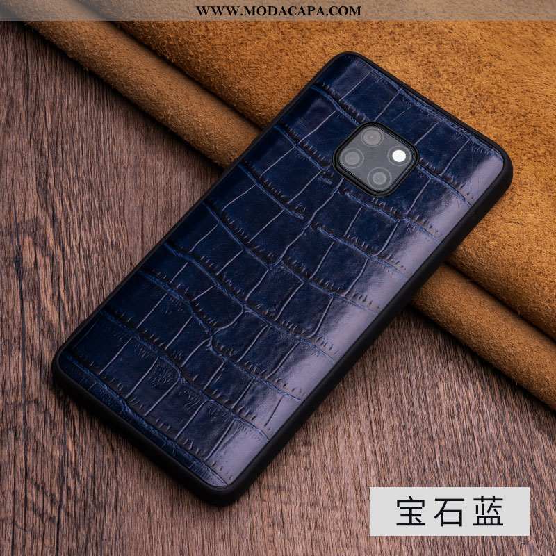 Capas Huawei Mate 20 Rs Luxo Couro Genuíno Cases De Grau Business Couro Traseira Comprar