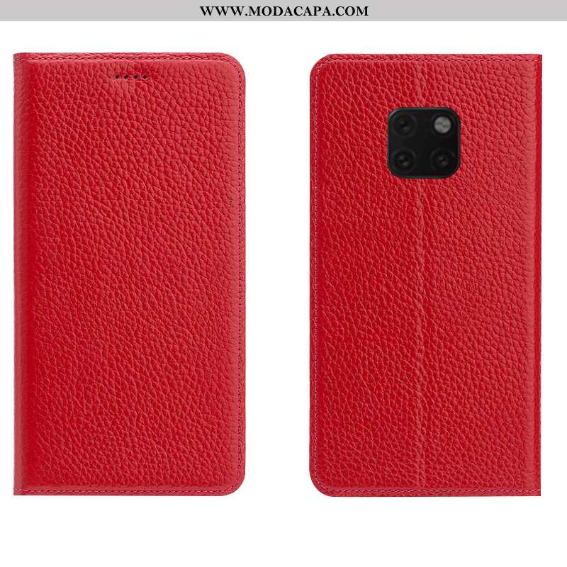 Capa Huawei Mate 20 Rs Couro Completa Antiqueda Telemóvel Cases Tigrada Capas Baratas