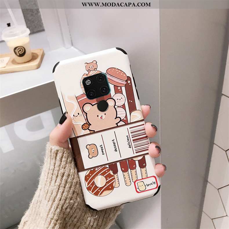 Capas Huawei Mate 20 X Protetoras Cases Silicone Bonitos Seda Branco Online