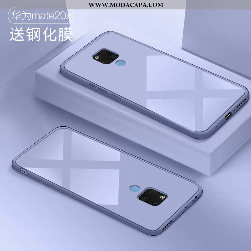 Capa Huawei Mate 20 X Slim Completa Protetoras Silicone Casal Personalizado Resistente Baratas