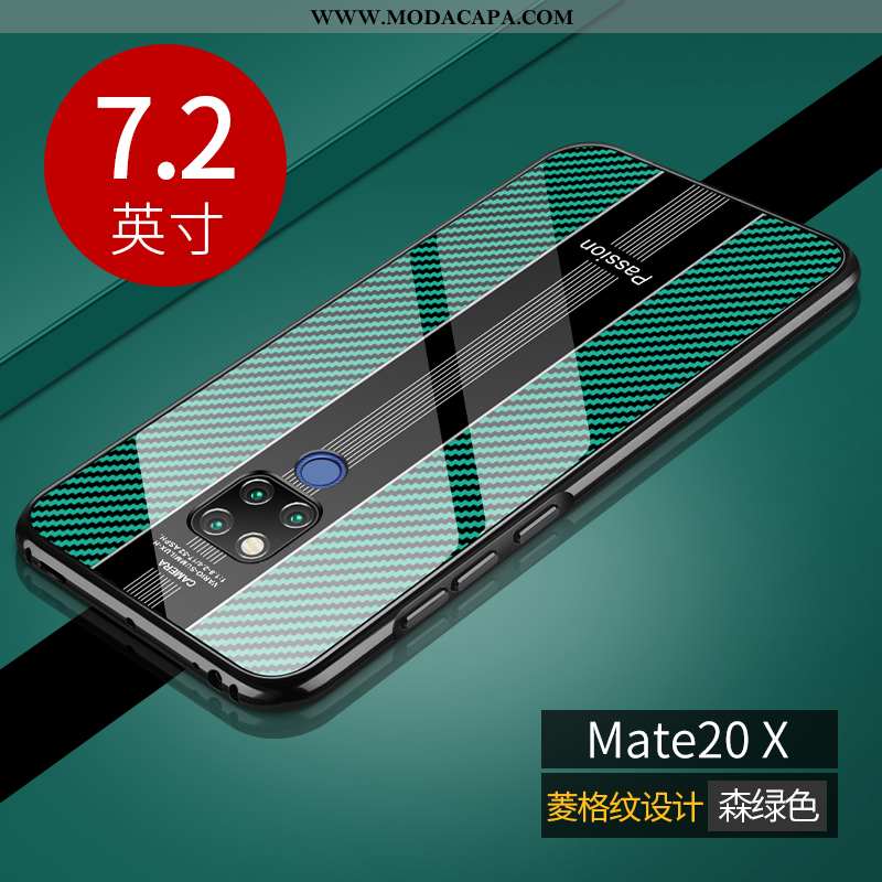 Capa Huawei Mate 20 X Slim Antiqueda Malha Super Armação Telemóvel Protetoras Baratas