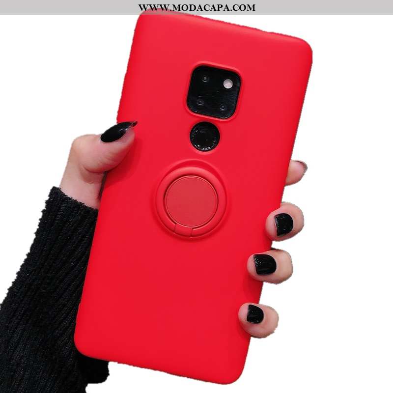 Capas Huawei Mate 20 X Silicone Telemóvel Vermelho Soft Completa Protetoras Promoção