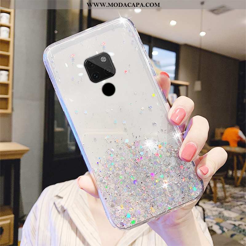 Capa Huawei Mate 20 X Protetoras Malha Cases Capas Telemóvel Transparente Casal Baratos