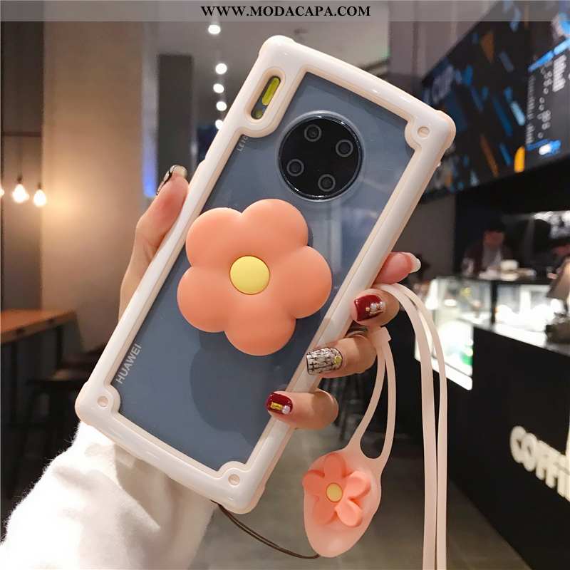 Capas Huawei Mate 30 Protetoras Simples Personalizado Floridas Amarela Cases Telemóvel Promoção