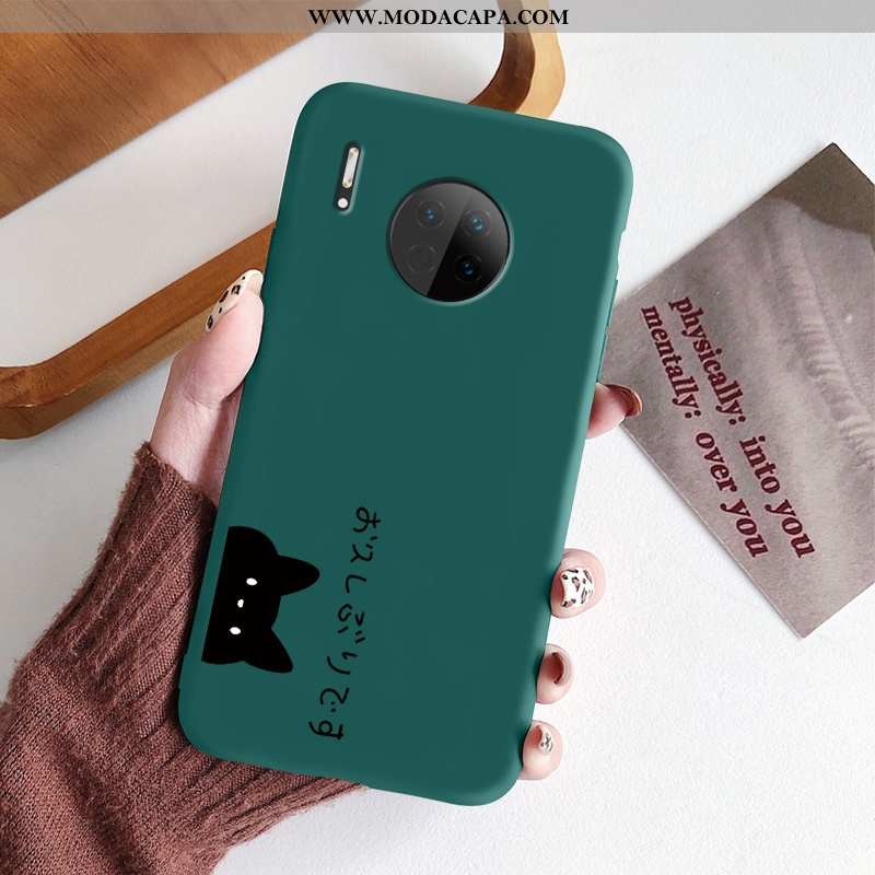 Capa Huawei Mate 30 Fosco Protetoras Telemóvel Capas Soft Catinet Pequena Baratas