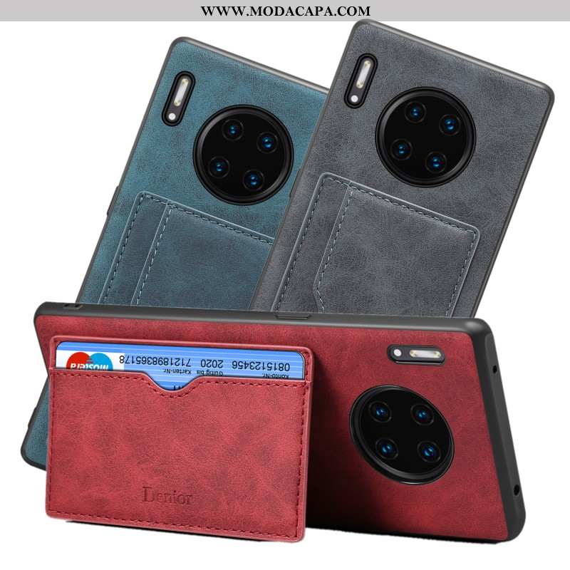 Capas Huawei Mate 30 Soft Suporte Vermelho Protetoras Completa Telemóvel Cases Baratas