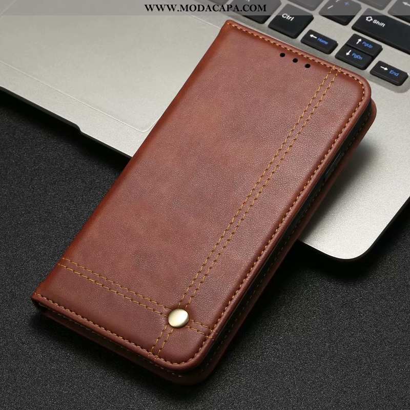 Capa Huawei Mate 30 Couro Legitimo Antiqueda Moda Telemóvel Couro Cover Cases Baratas