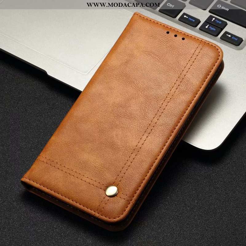 Capa Huawei Mate 30 Couro Legitimo Antiqueda Moda Telemóvel Couro Cover Cases Baratas