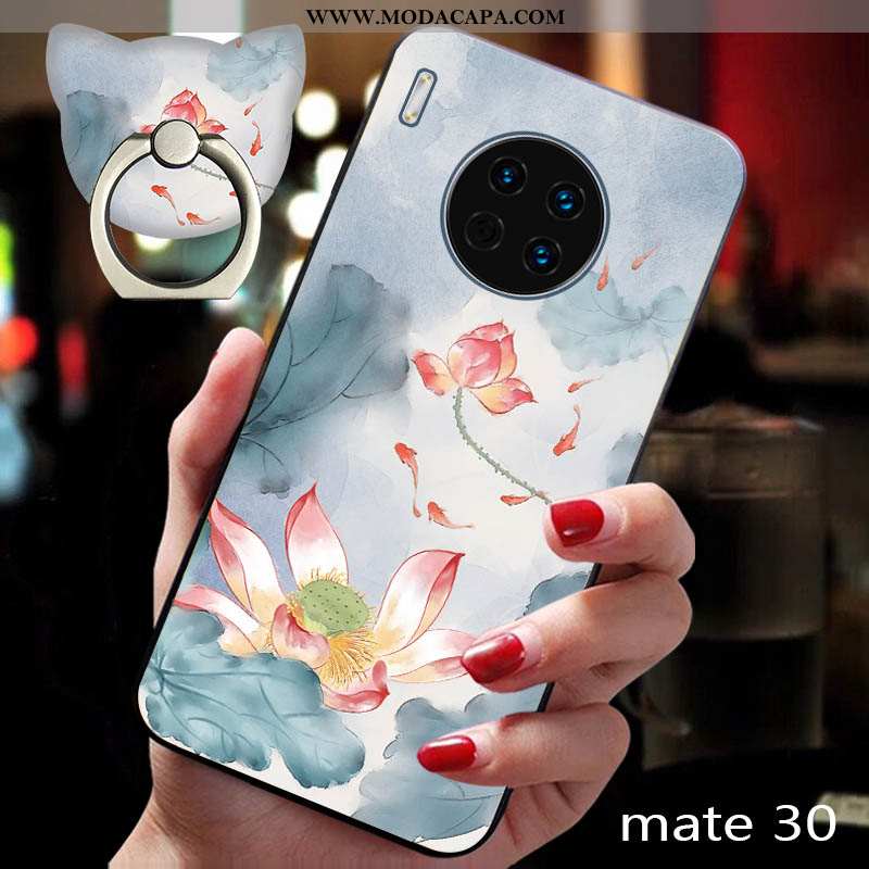 Capas Huawei Mate 30 Protetoras Azul Cases Silicone Soft Telemóvel Comprar