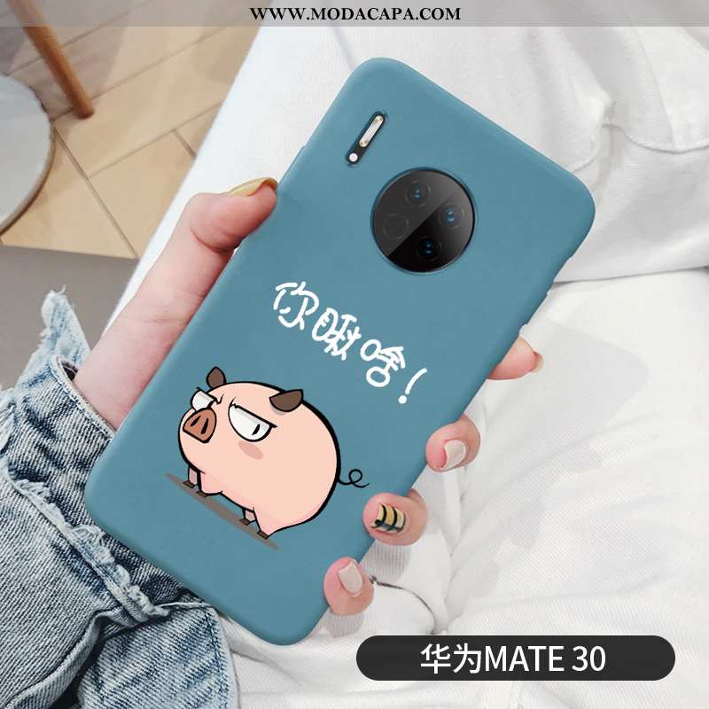 Capas Huawei Mate 30 Soft Super Slim Vermelho Pato Desenho Animado Baratas