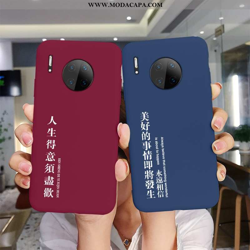 Capa Huawei Mate 30 Personalizada Telemóvel Casal Silicone Soft Fosco Estilosas Promoção