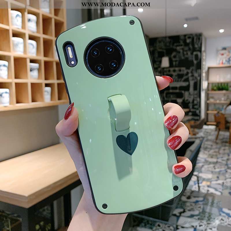 Capas Huawei Mate 30 Personalizado Vermelho Tendencia Soft Simples Coração Telinha Baratos