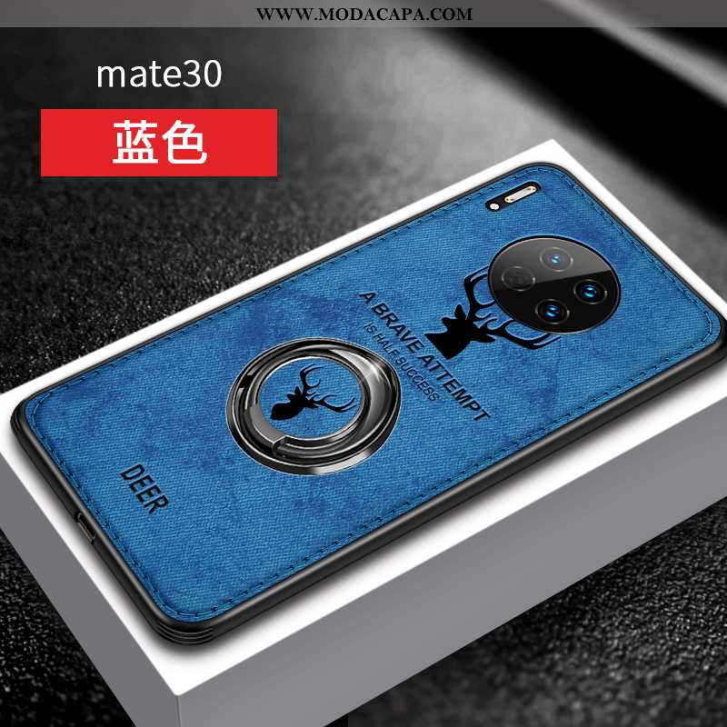 Capas Huawei Mate 30 Protetoras Completa Telemóvel Antiqueda Cases Azul Silicone Baratos