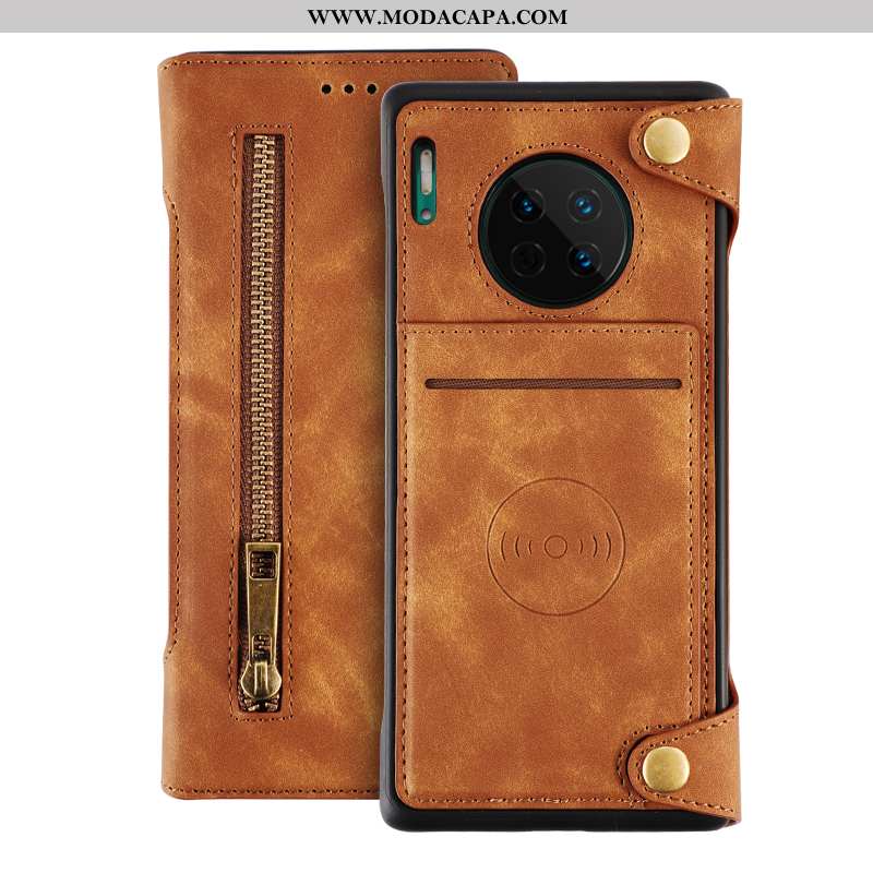 Capas Huawei Mate 30 Carteira Completa Protetoras Couro Cases Multifuncional Acessorios Venda