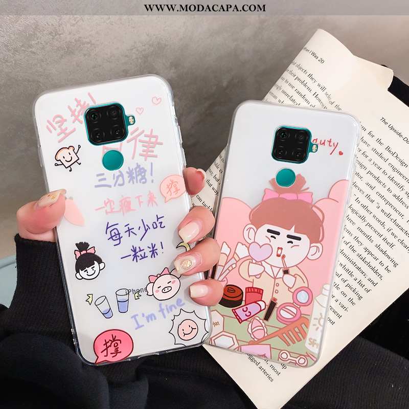 Capa Huawei Mate 30 Lite Soft Desenho Animado Clara Telemóvel Capas Cases Bonitos Venda