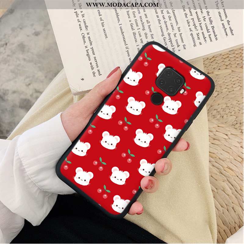 Capa Huawei Mate 30 Lite Personalizado Cases Super Criativas Vermelho Soft Antiqueda Baratos