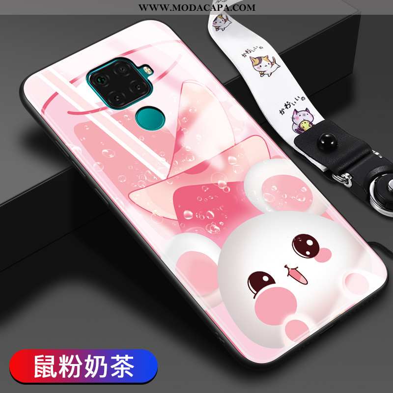 Capas Huawei Mate 30 Lite Vidro Rosa Antiqueda Protetoras Desenho Animado Fofas Online