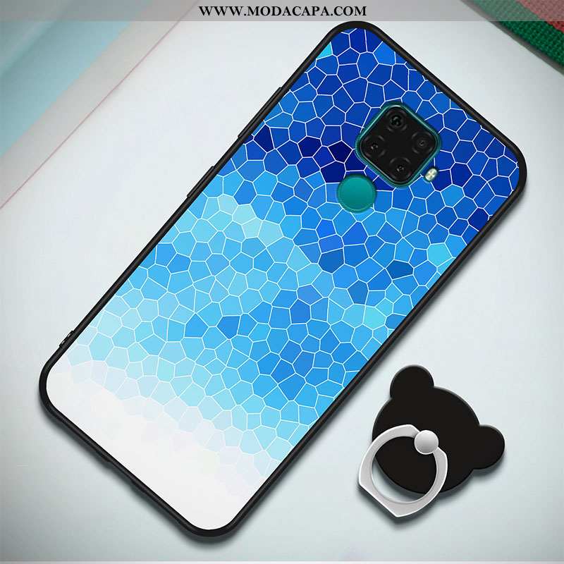 Capas Huawei Mate 30 Lite Protetoras Tendencia Antiqueda Cola Completa Azul Comprar