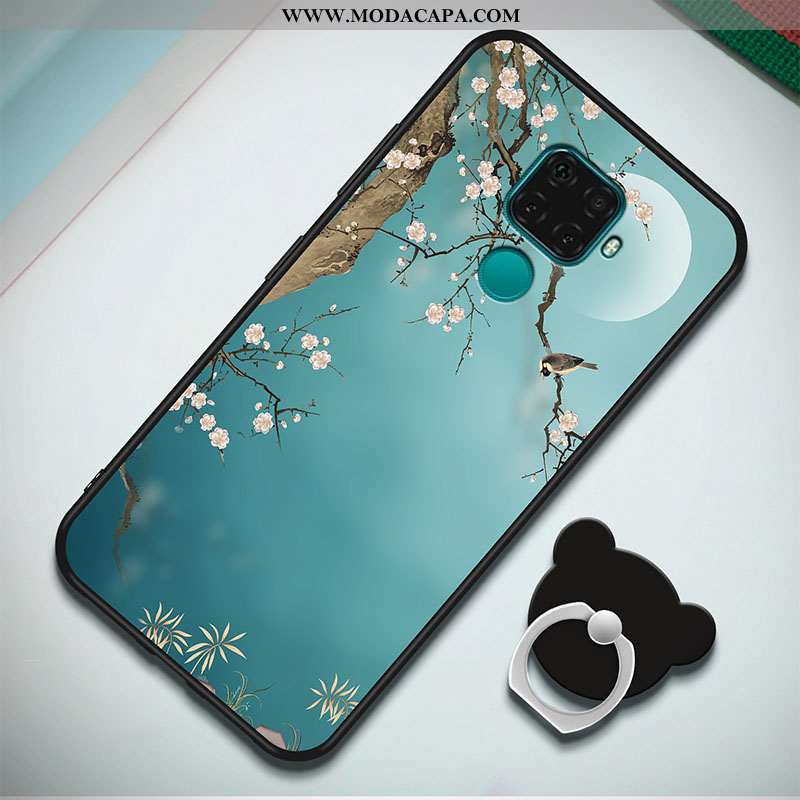 Capas Huawei Mate 30 Lite Protetoras Tendencia Antiqueda Cola Completa Azul Comprar