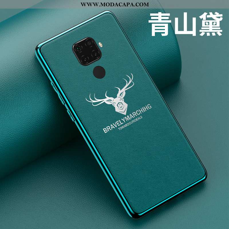 Capa Huawei Mate 30 Lite Moda Protetoras Laranja Telemóvel Antiqueda Cases Capas Baratas