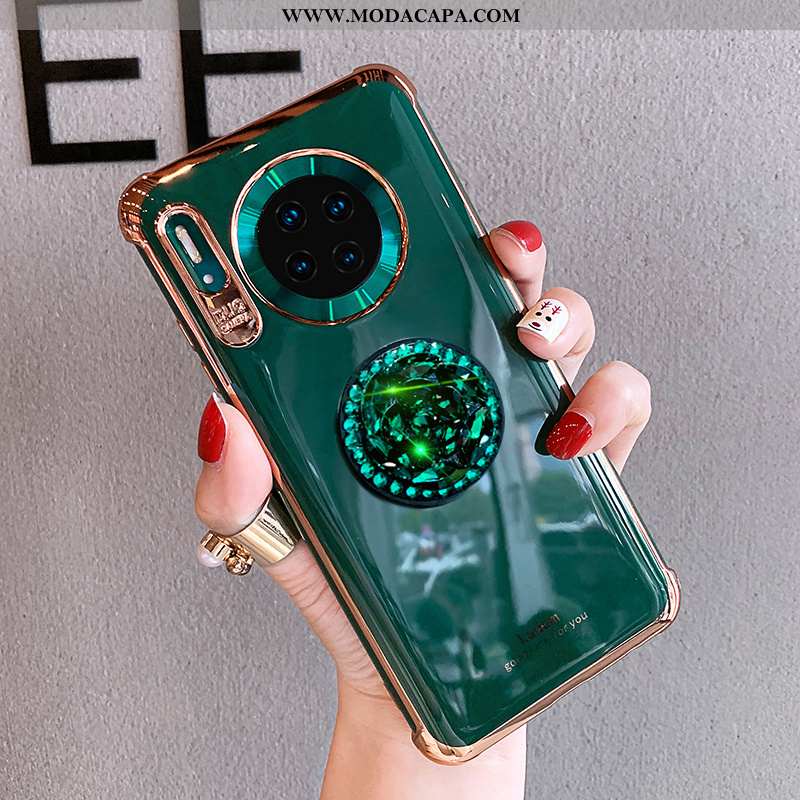 Capa Huawei Mate 30 Pro Soft Branco Malha Tendencia Novas Vermelho De Grau Barato