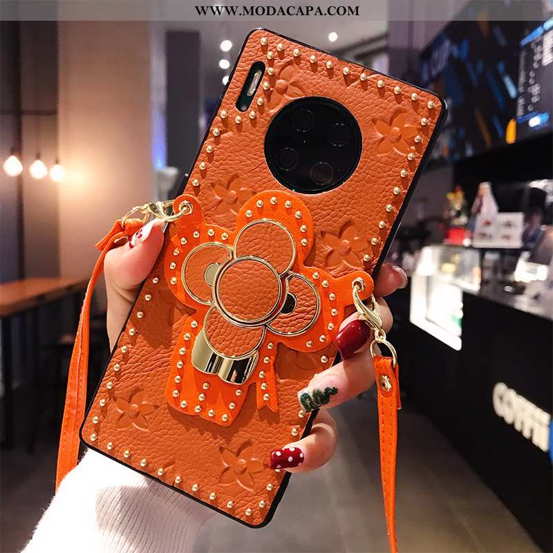 Capas Huawei Mate 30 Pro Cordao Protetoras Cases Suporte Malha Criativas Vermelho Baratos