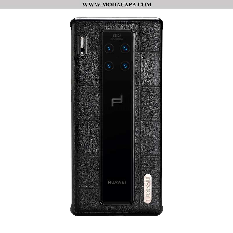 Capa Huawei Mate 30 Rs Couro Legitimo Capas Antiqueda Negócio Telemóvel Protetoras Cases Online