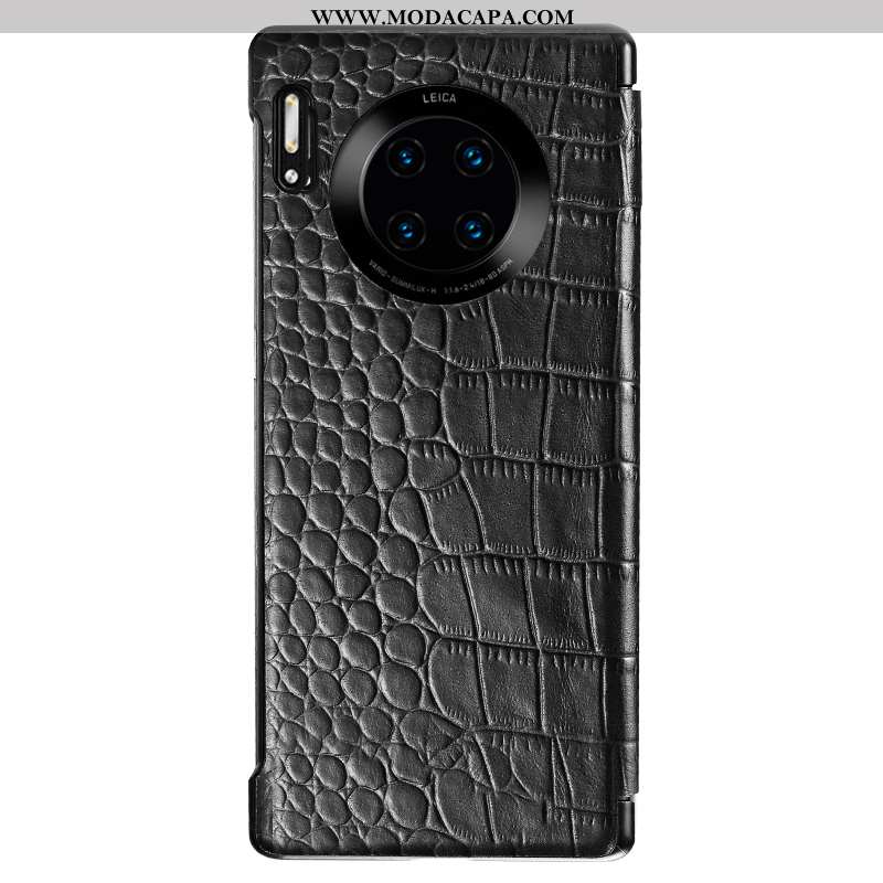 Capas Huawei Mate 30 Rs Protetoras Telemóvel Inteligente Completa Cover Couro Antiqueda Online