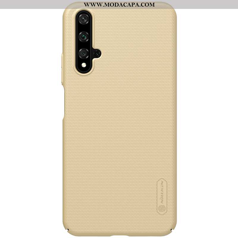 Capas Huawei Nova 5t Fosco Resistente Dourado Slim Protetoras Telemóvel Completa Barato