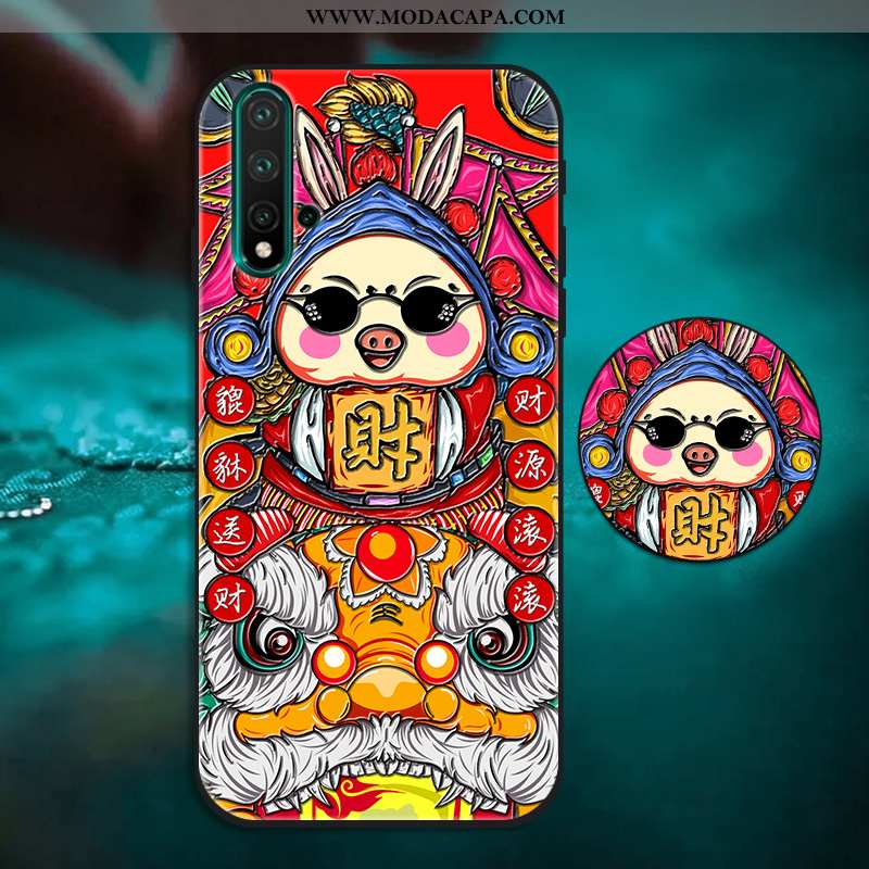 Capa Huawei Nova 5t Personalizada Cases Suporte Silicone Criativas Antiqueda Capas Baratos