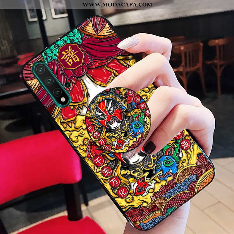 Capa Huawei Nova 5t Personalizada Cases Suporte Silicone Criativas Antiqueda Capas Baratos