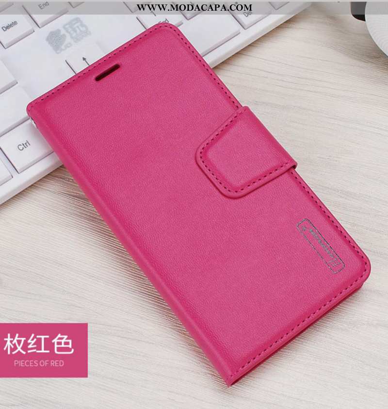 Capas Huawei Nova 5t Couro Legitimo Protetoras Cordao Completa Rosa Cover Baratas
