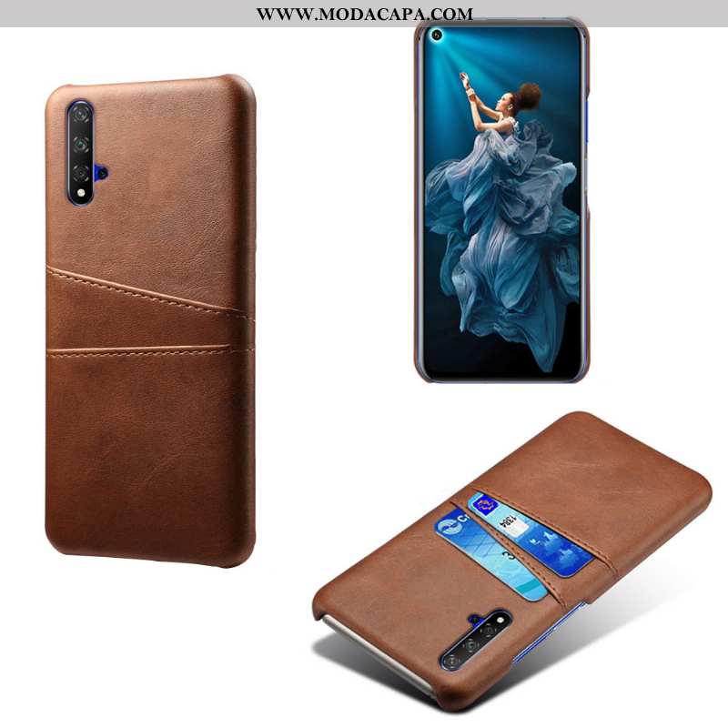 Capas Huawei Nova 5t Protetoras Couro Verde Telemóvel Antiqueda Cases Venda