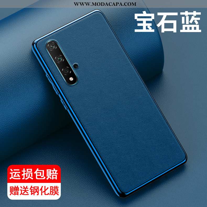 Capa Huawei Nova 5t Couro Criativas Cases Telemóvel Protetoras Personalizado Antiqueda Baratas