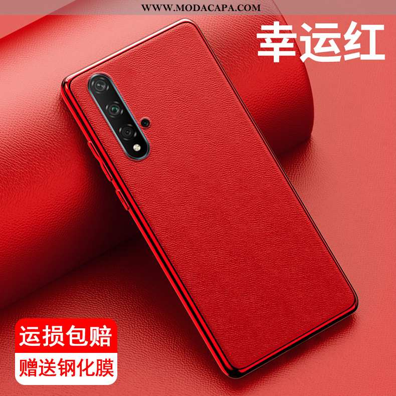 Capa Huawei Nova 5t Couro Criativas Cases Telemóvel Protetoras Personalizado Antiqueda Baratas