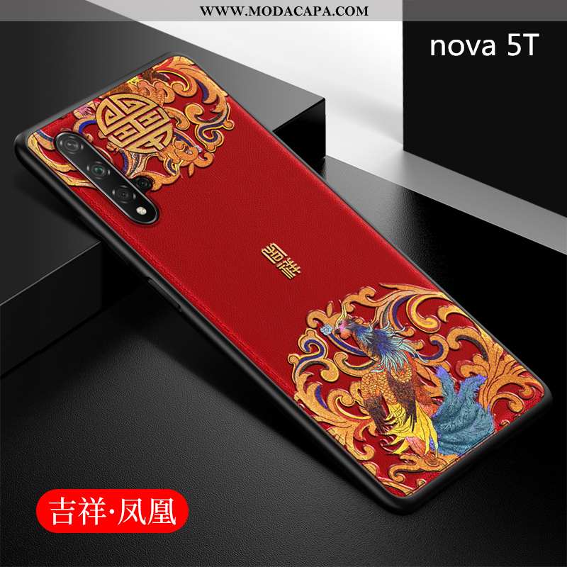 Capas Huawei Nova 5t Soft Cases Slim Criativas Silicone Antiqueda Telemóvel Venda