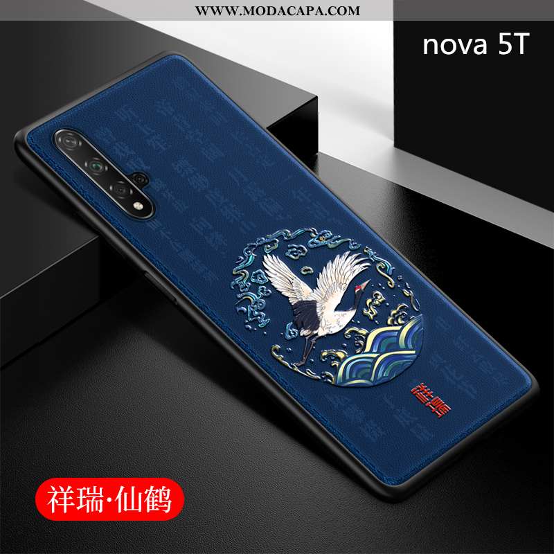 Capas Huawei Nova 5t Soft Cases Slim Criativas Silicone Antiqueda Telemóvel Venda